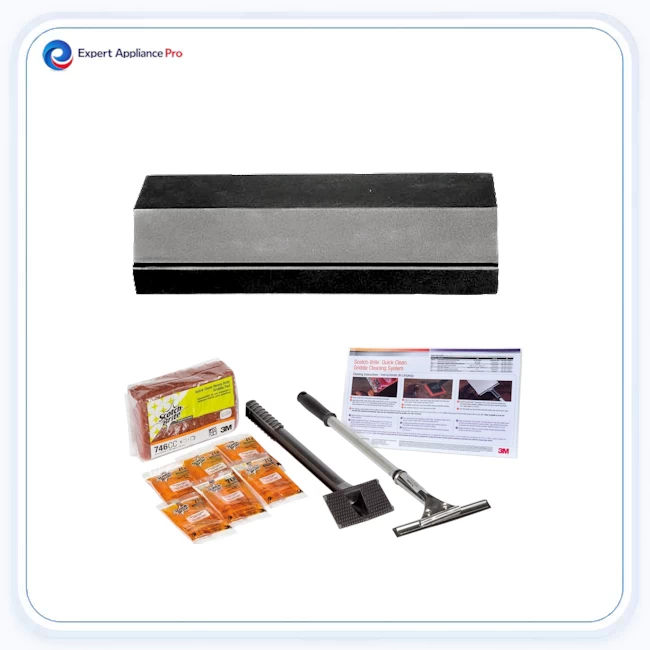 Wolf Single Infrared Griddle Plate, Grease Tray & Cleaning Set — Grease Tray and Cleaning Kit