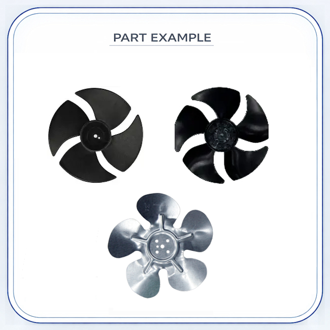 Sub-Zero Condenser Fan Blade Genuine replacement part image