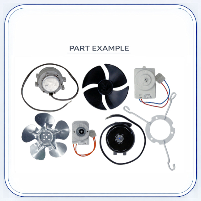 Sub-Zero Condenser Fan Motor Compressor replacement part image