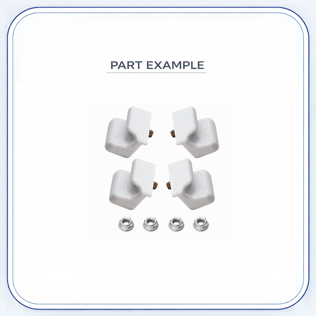 Sub-Zero Freezer Basket Supports replacement part image