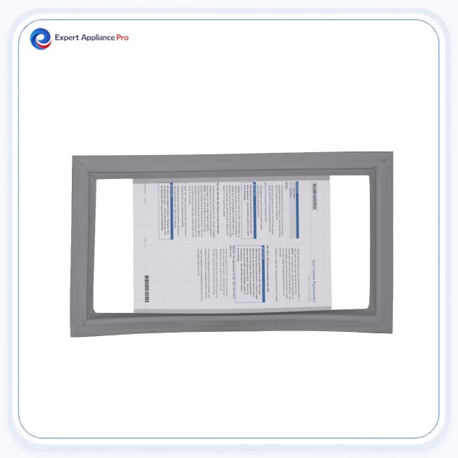 Sub-Zero Freezer Lower Drawer Seal Gasket for 648PRO Models - Gray replacement part image
