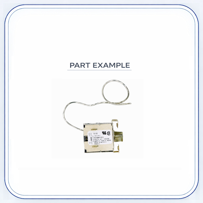 Sub-Zero Freezer Thermostat Cold Control replacement part image