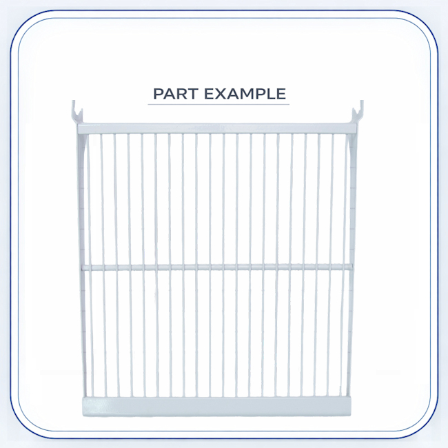 Sub-Zero Freezer Wire Shelf White replacement part image