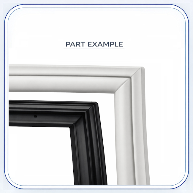 Sub-Zero Ice Machine Door Seal Gasket replacement part image