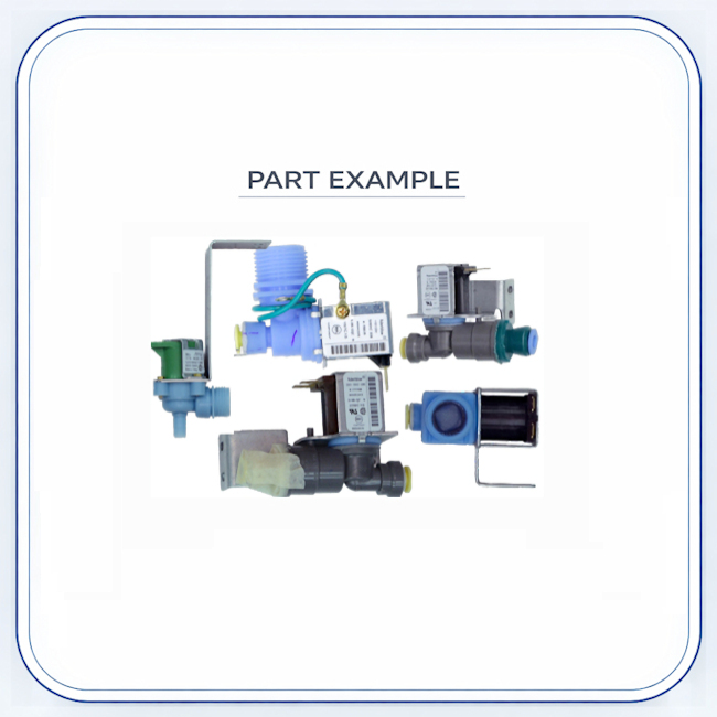 Sub-Zero Icemaker Water Valve Single replacement part image