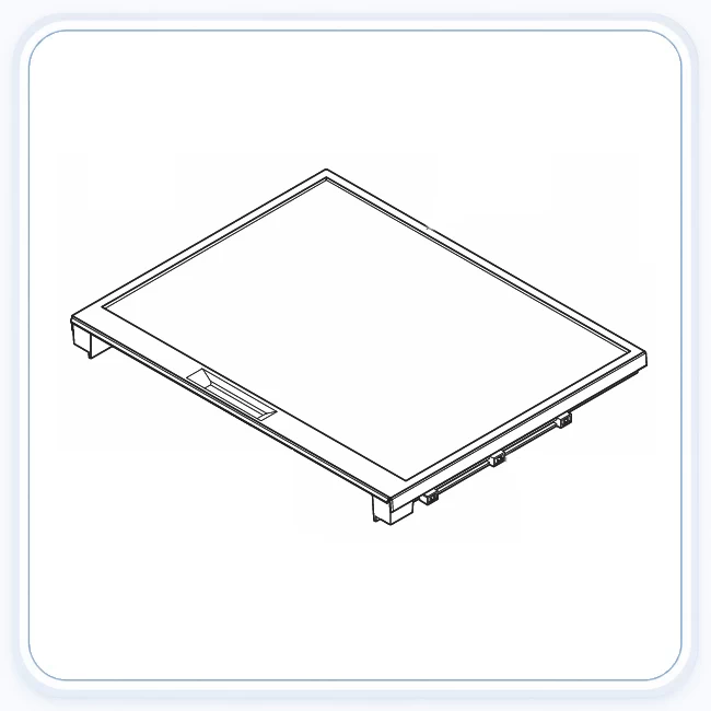 Sub-Zero Refrigerator Bottom Crisper Drawer Lid Shelf IT Models replacement part image