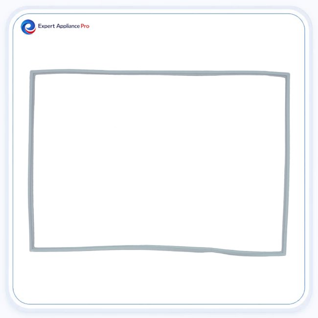 Sub-Zero Refrigerator Door Seal Gasket 4340070 replacement part image