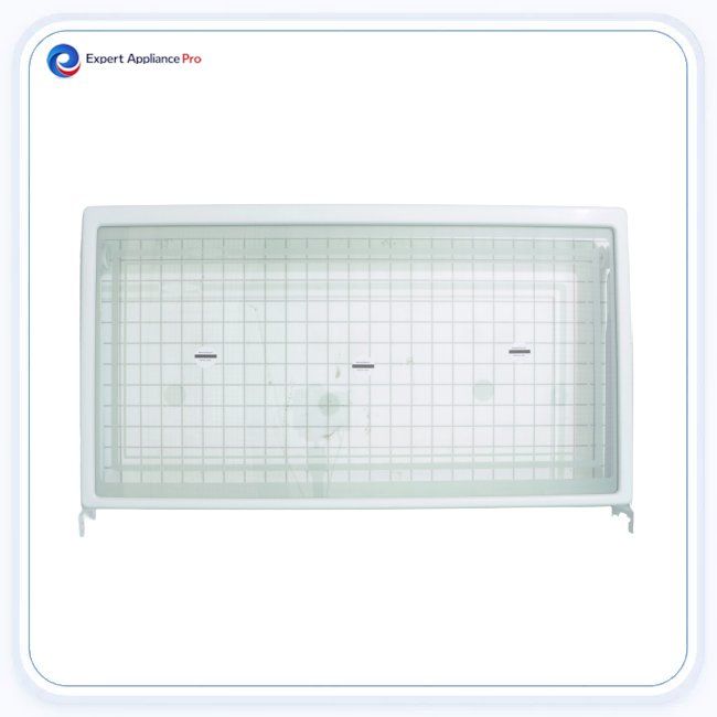 Sub-Zero Refrigerator Glass Shelf with Tracks Rollers for 611 Models replacement part image