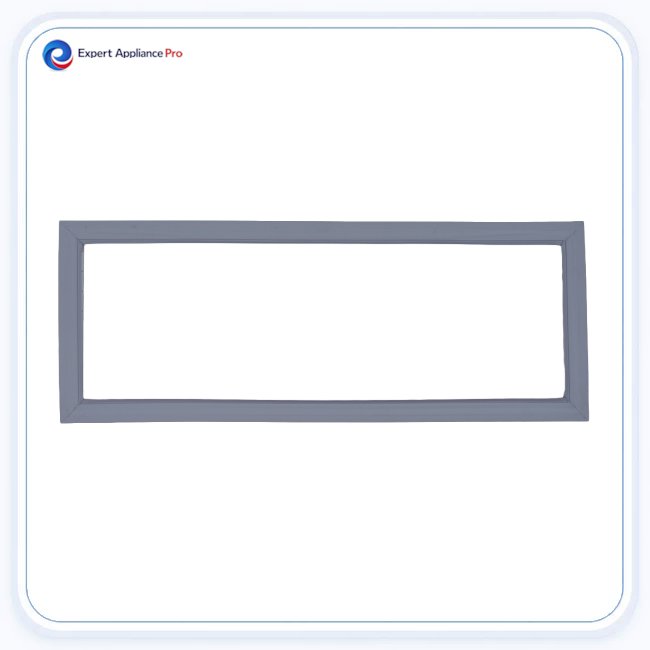 Sub-Zero Refrigerator Lower Drawer Seal Gasket 7004917 - Gray replacement part image