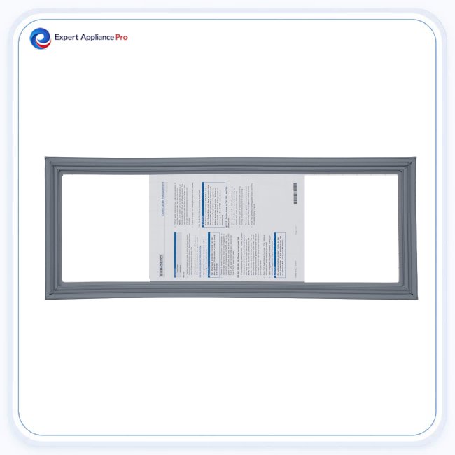 Sub-Zero Refrigerator Lower Drawer Seal Gasket 7042241 - Gray replacement part image