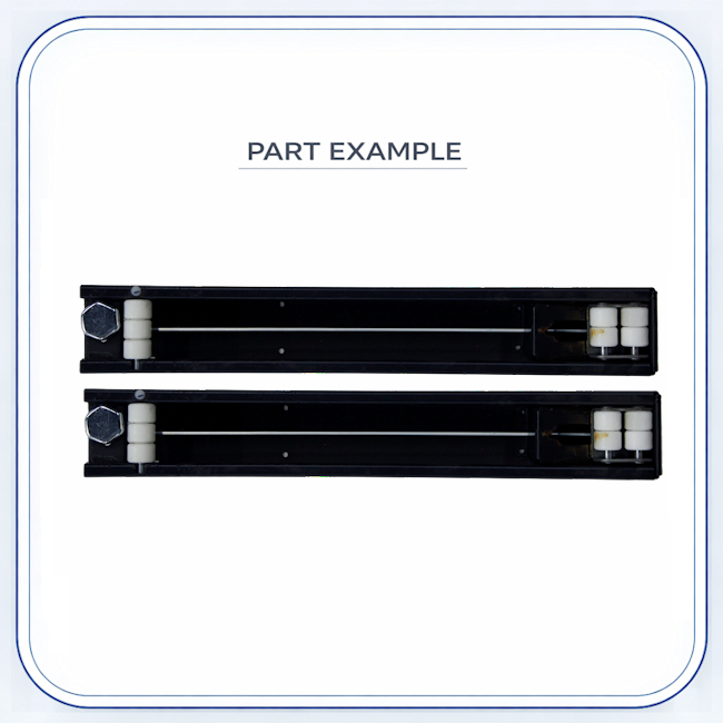 Sub-Zero Rollers Legs Base replacement part image