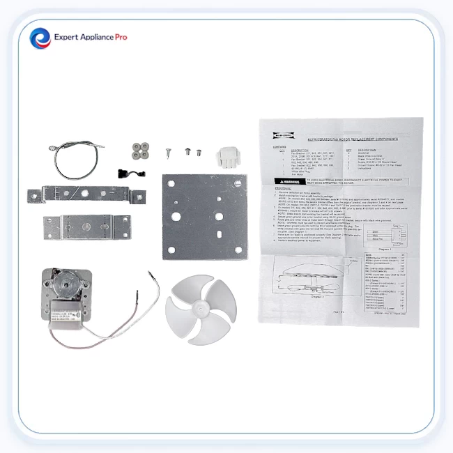 Sub-Zero Refrigerator Evaporator Fan Motor & Blade Kit