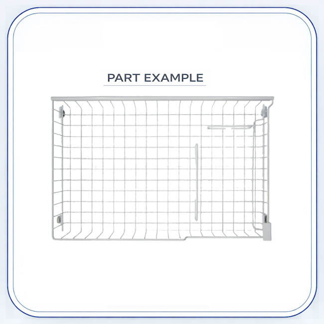 Sub-Zero Upper Freezer Basket Wire Genuine replacement part image