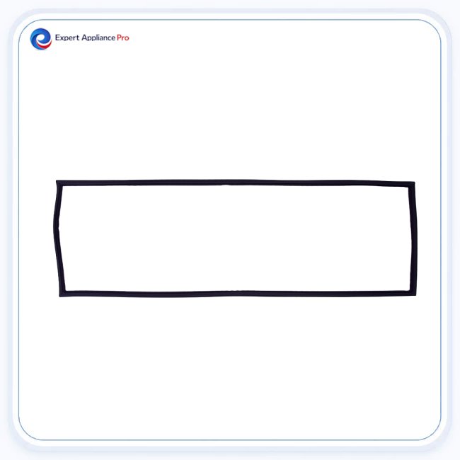 Sub-Zero Wine Storage Door Seal Gasket for DEC-2450W Models - Black replacement part image