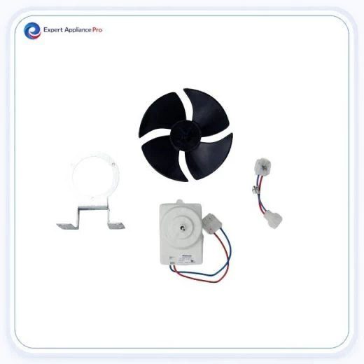 Sub-Zero Condenser Fan Motor for 424 Models - with Blade and Mounting Bracket replacement part image
