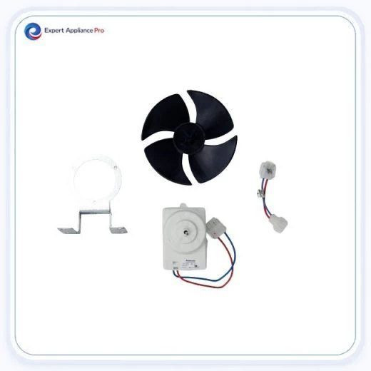 Sub-Zero Condenser Fan Motor for UC-24RO Models - with Blade and Mounting Bracket replacement part image