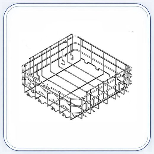 Sub-Zero Cove Dishwasher Lower Rack replacement part image