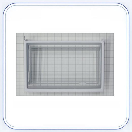 Sub-Zero Glass Shelf With Tracks Rollers replacement part image