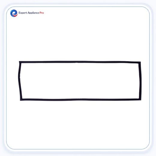 Sub-Zero Wine Storage Door Seal Gasket for DEC-2450W Models - Black replacement part image