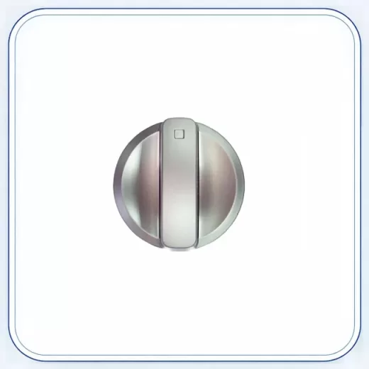 Wolf Burner Knob Platinum Dimple 1 replacement part image