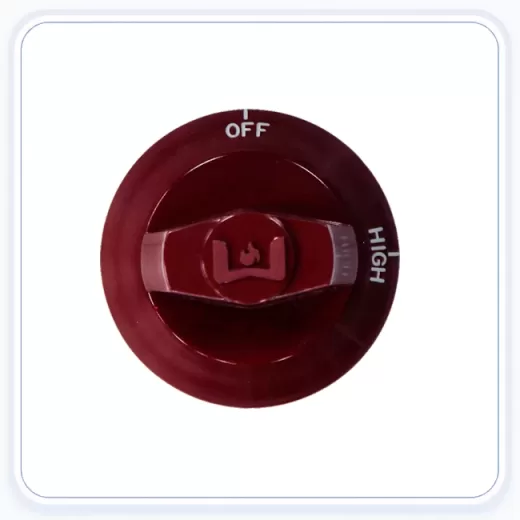 Wolf Charbroiler Knob Red replacement part image