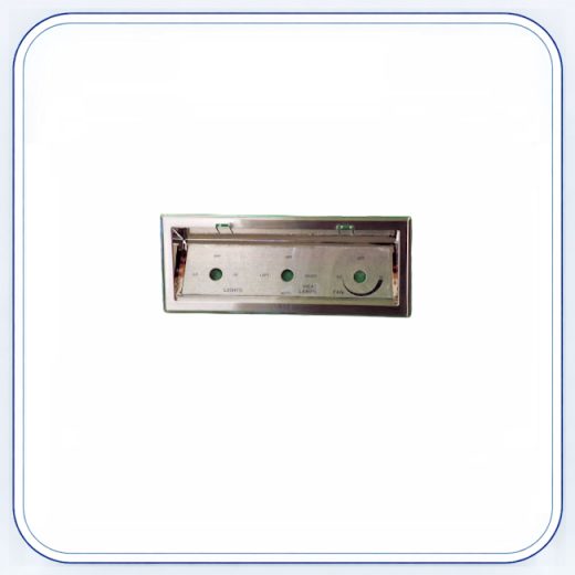 Wolf Vent Hood Facial Panel Three Hole replacement part image