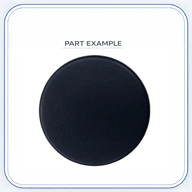 Wolf Burner Cap Large Disk Black replacement part image