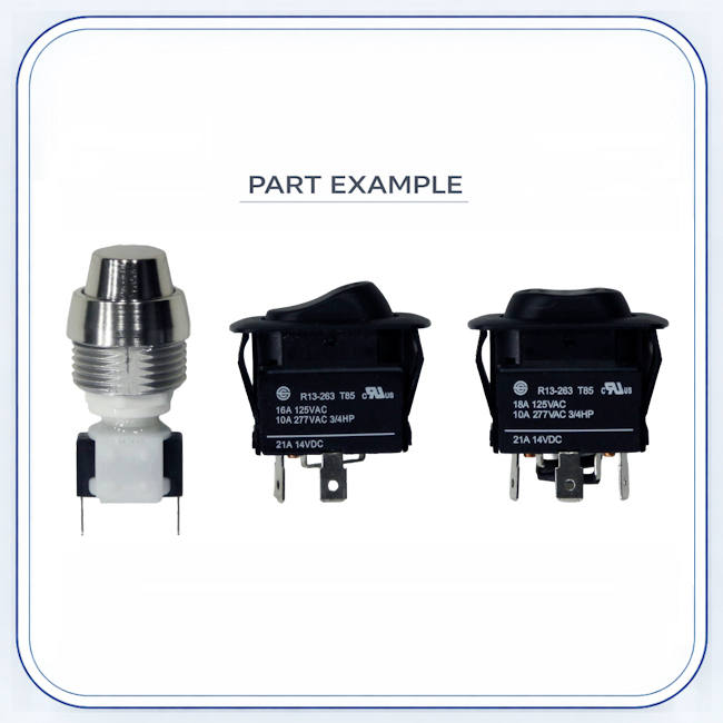 Wolf Light Switch replacement part image