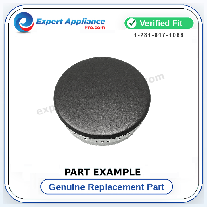 Wolf Top Burner Cap Head Call 1 281 817 1088 replacement part image