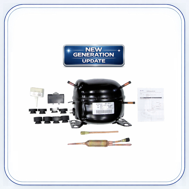 Sub Zero beverage center compressor assembly