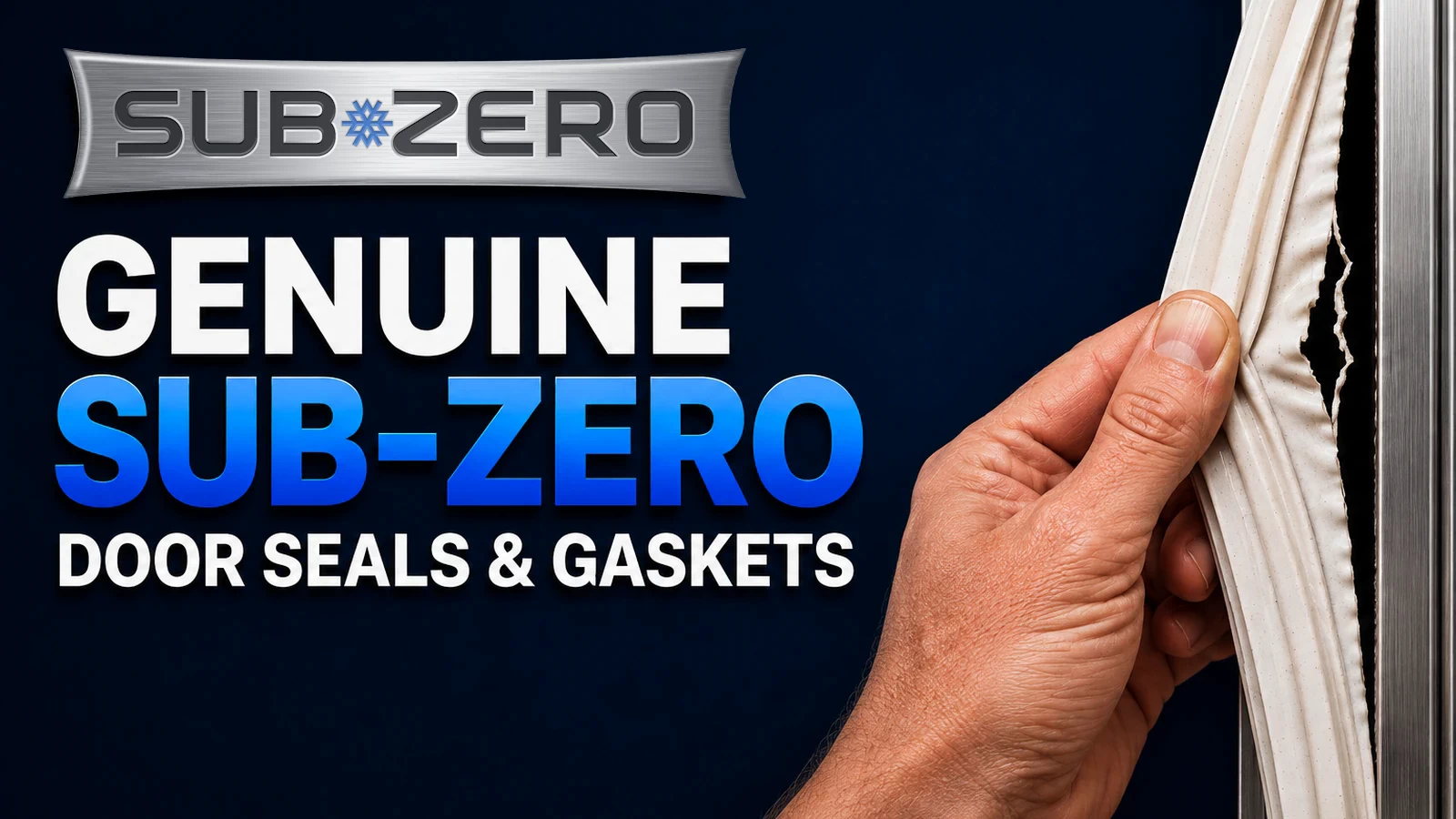 Genuine Sub-Zero door seals and gaskets