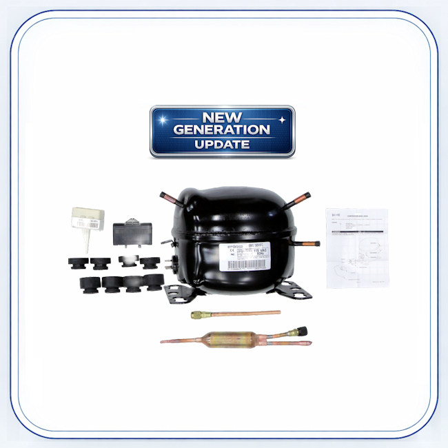 Sub Zero freezer compressor assembly