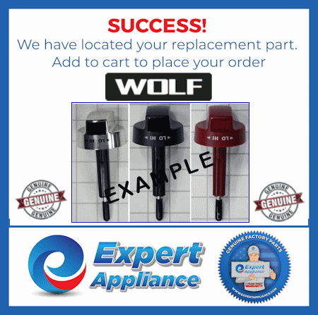 Wolf digital display knob